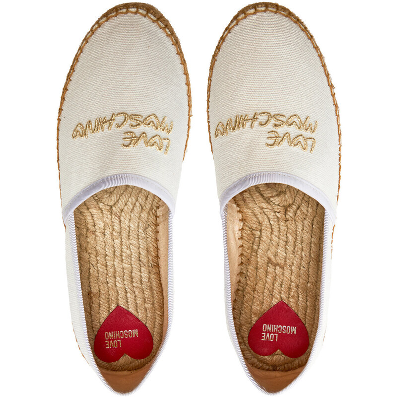 Espadrilky LOVE MOSCHINO