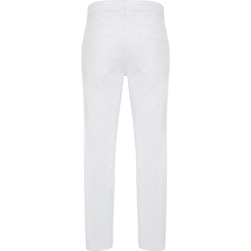 Trendyol White Relax Fit Jeans Jeans