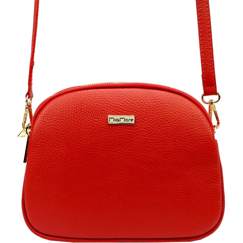 Kožená crossbody kabelka MiaMore 01-064