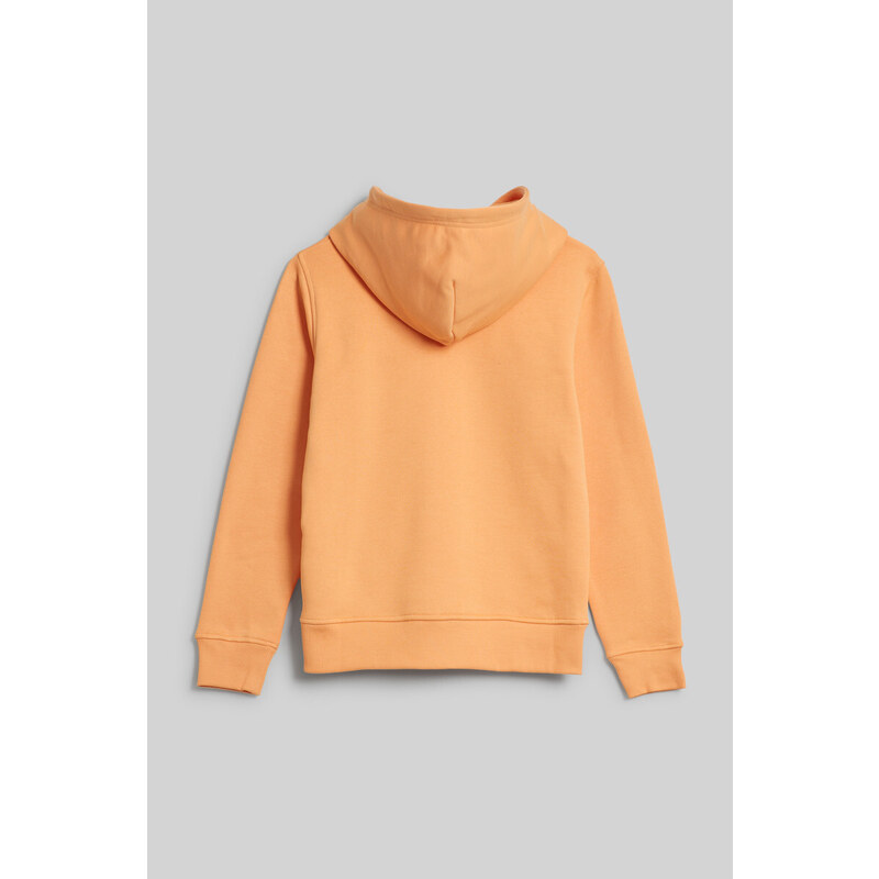 MIKINA GANT TONAL SHIELD HOODIE oranžová 134/140