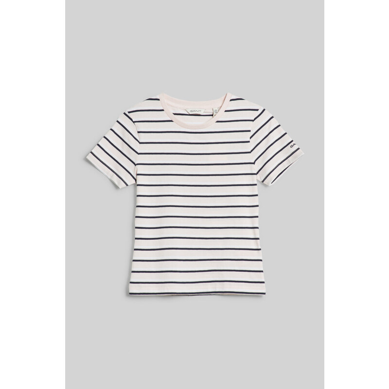 TRIČKO GANT STRIPED T-SHIRT růžová 134/140