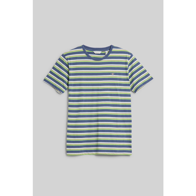 TRIČKO GANT STRIPED SHIELD T-SHIRT modrá 134/140