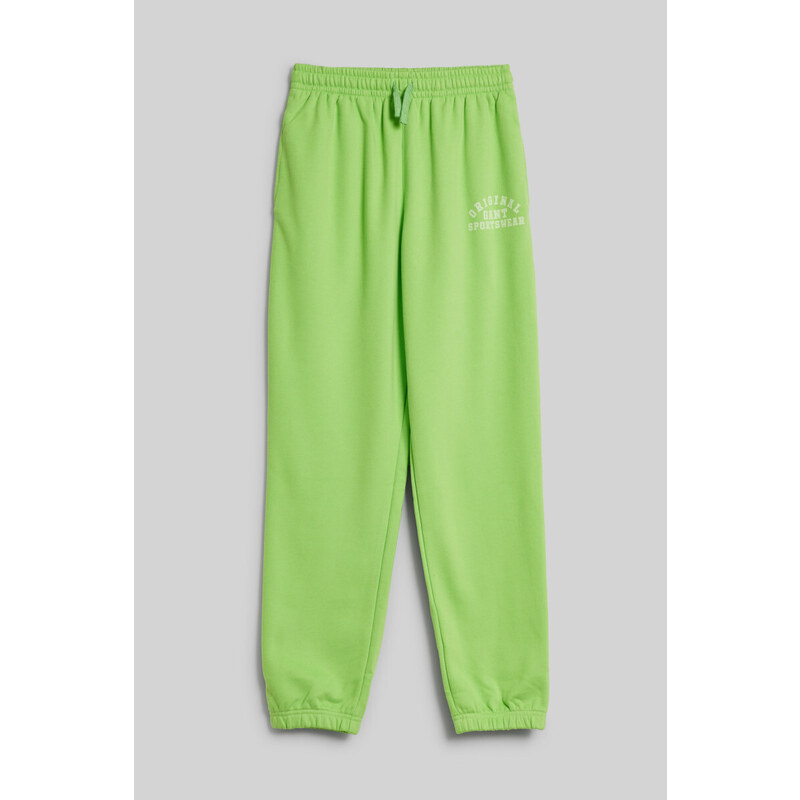 TEPLÁKY GANT ORIGINAL SPORTSWEAR SWEATPANTS zelená 134/140