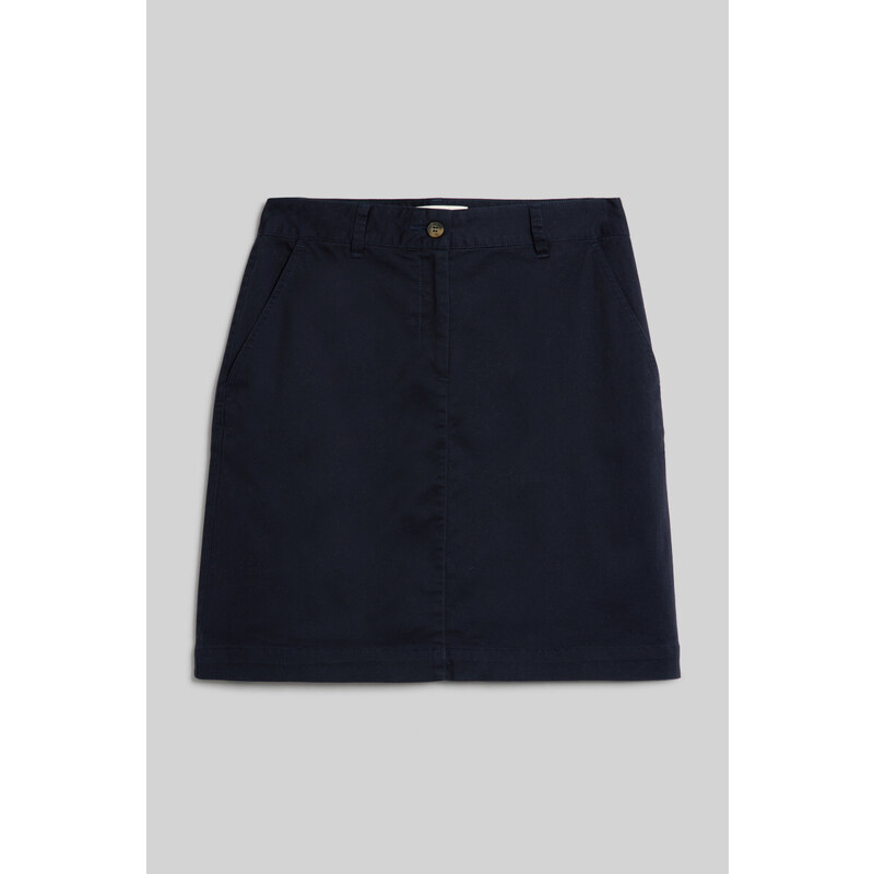 SUKNĚ GANT CHINO SKIRT EVENING BLUE