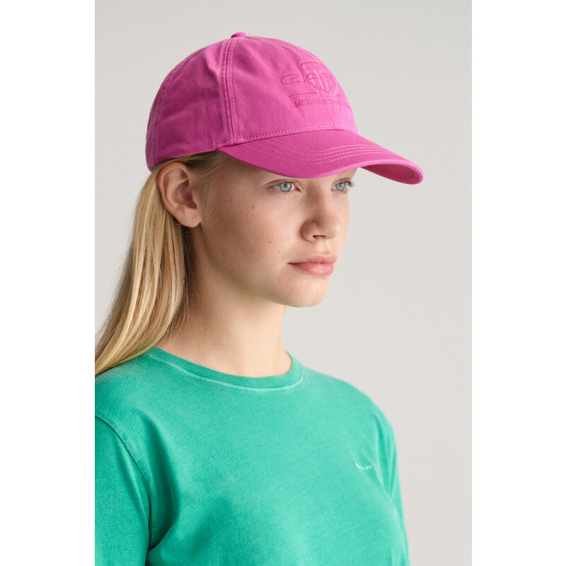 KŠILTOVKA GANT TONAL SHIELD CAP fialová S/M