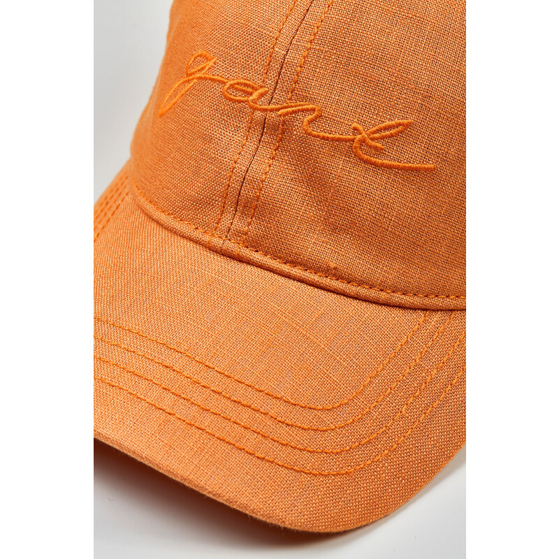 KŠILTOVKA GANT LINEN CAP oranžová None