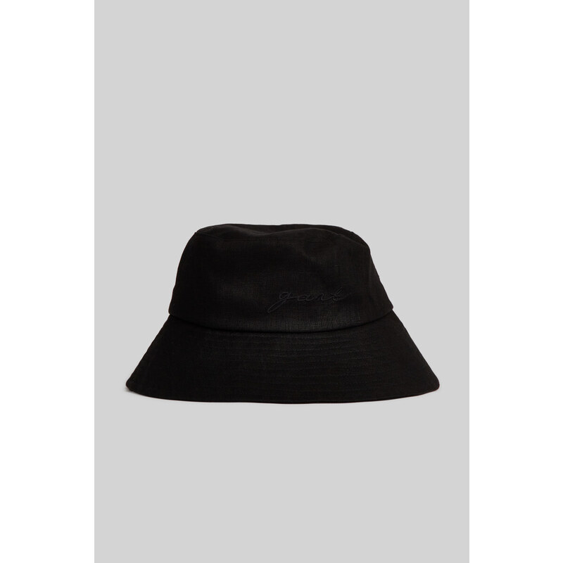 KLOBOUK GANT LINEN BUCKET HAT černá S/M