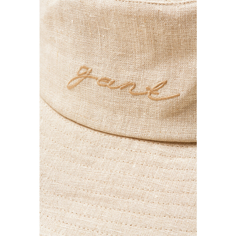 KLOBOUK GANT LINEN BUCKET HAT žlutá S/M