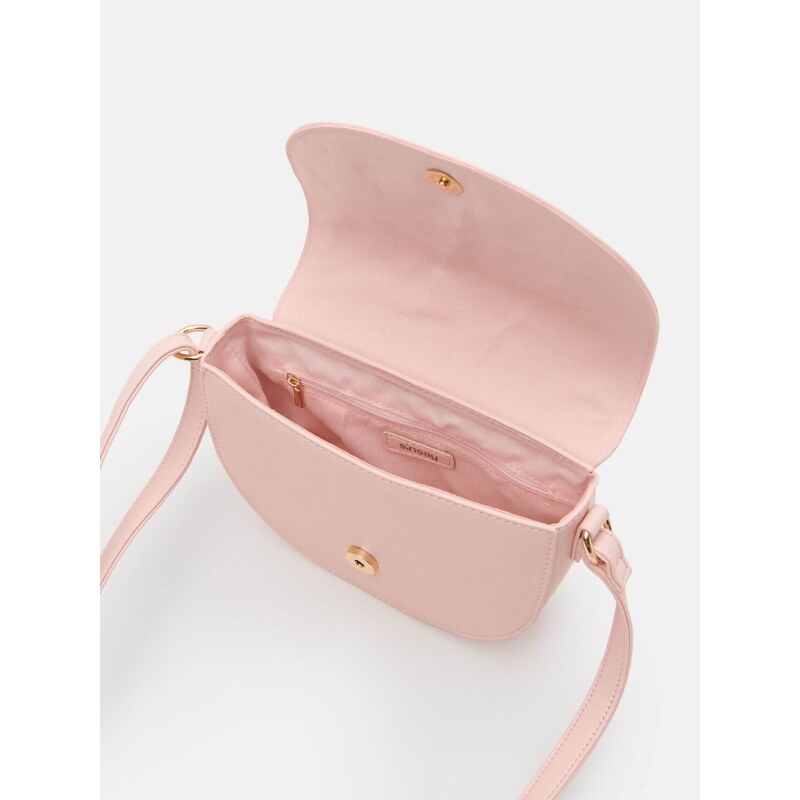Sinsay - Sedlová kabelka - růžová