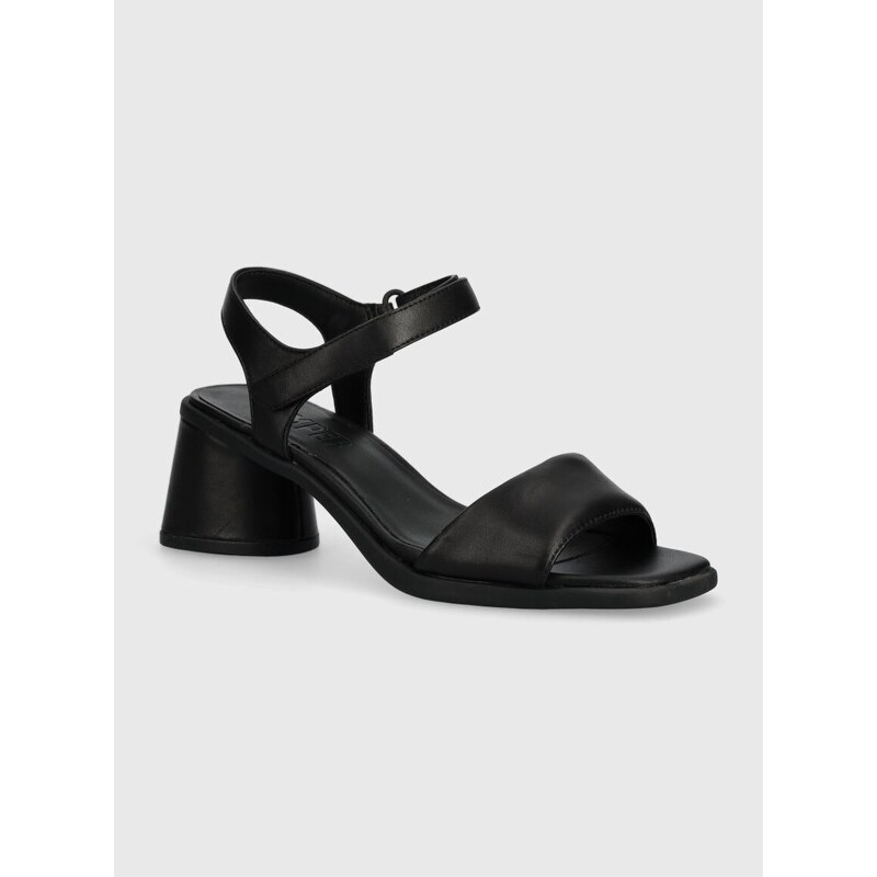 Kožené sandály Camper Kiara Sandal černá barva, K201501.006