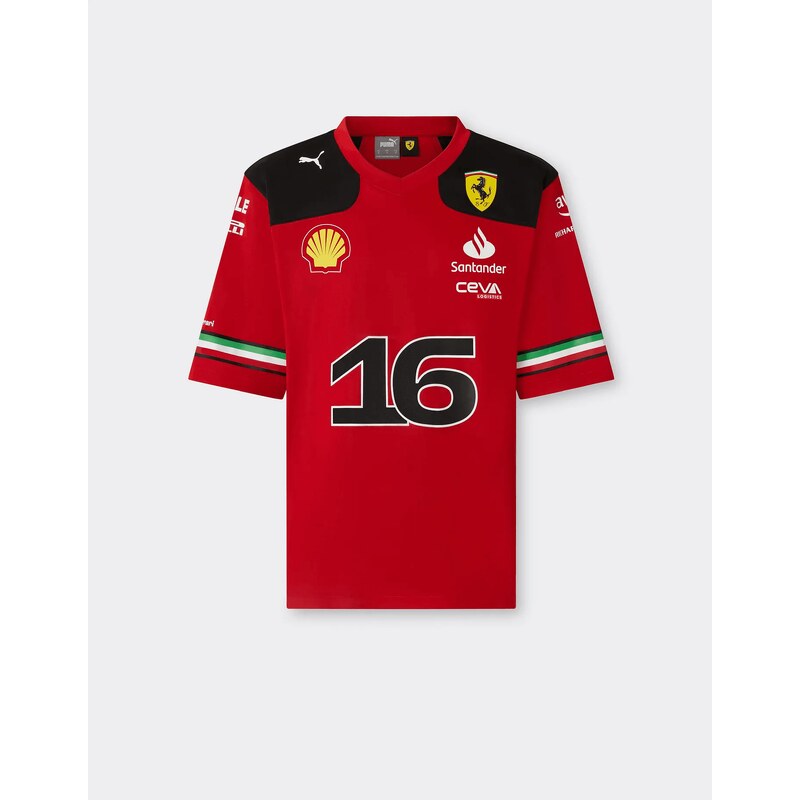 F1 official merchandise Scuderia Ferrari F1 týmové triko Charles Leclerc 2023 SE Austin GP