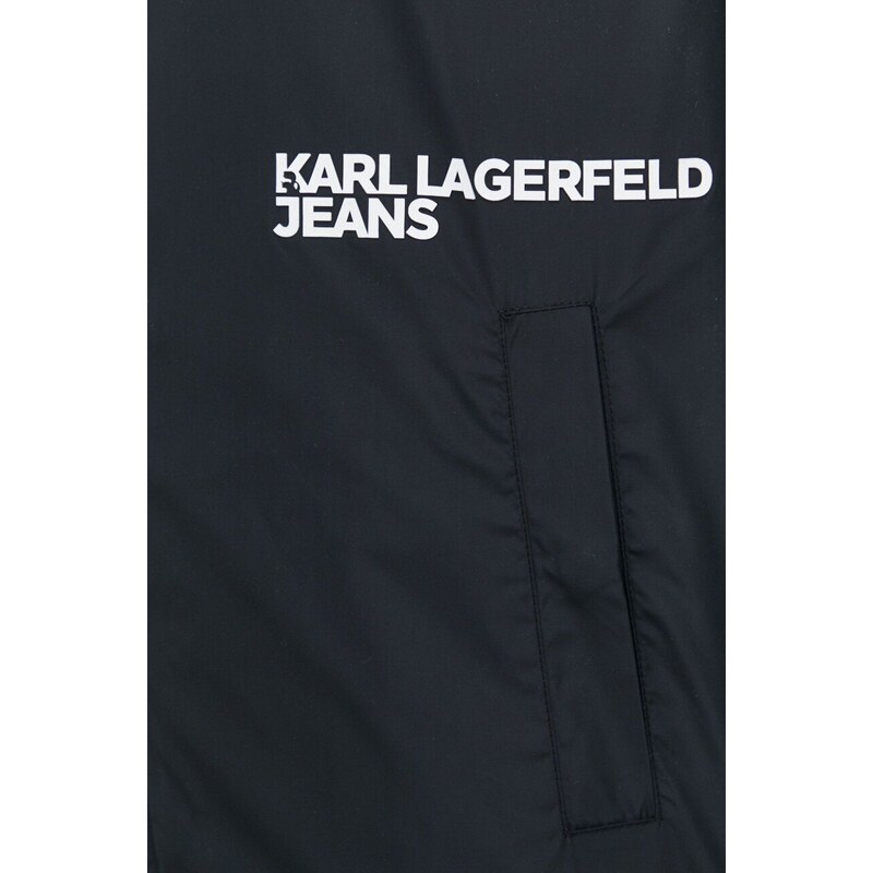 Oboustranná bunda Karl Lagerfeld Jeans pánská, přechodná