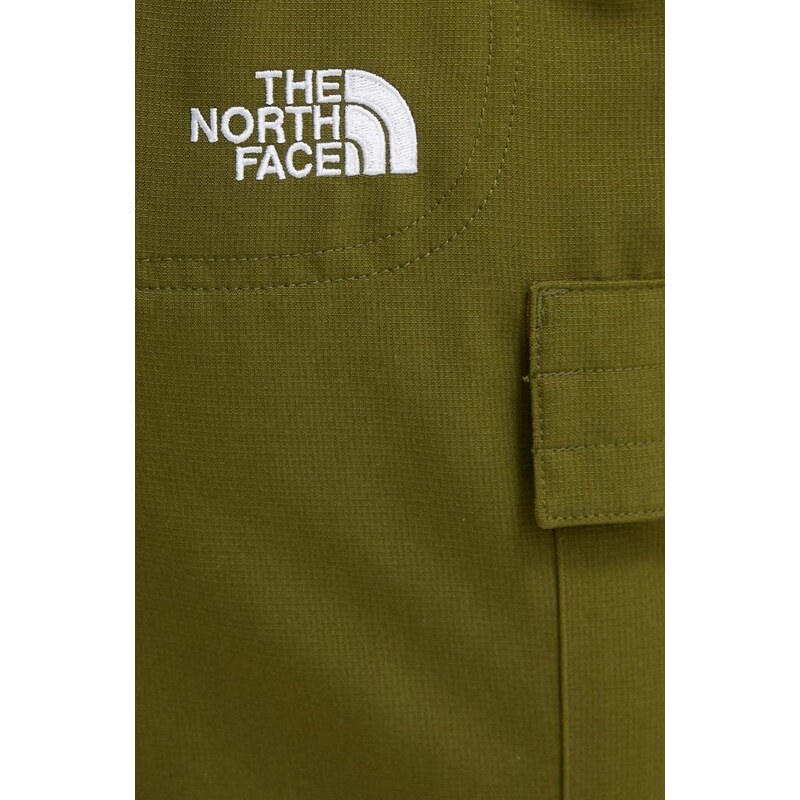 Outdoorové šortky The North Face Horizon zelená barva, high waist, NF0A8251PIB1