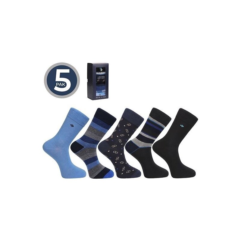 Moraj 5 pack ponožek CMLB500-001/5 modré