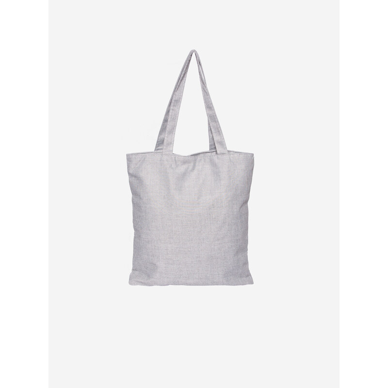 Shelvt Grey Fabric Zipper Bag