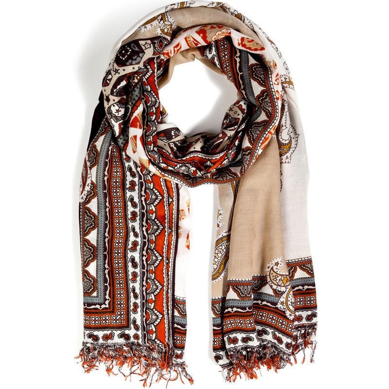 Etro Cashmere Blend Mixed Print Scarf