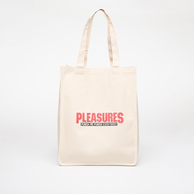 PLEASURES Punish Tote Bag Natural