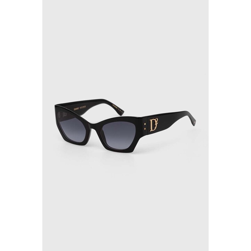 Sluneční brýle DSQUARED2 dámské, černá barva, D2 0132/S