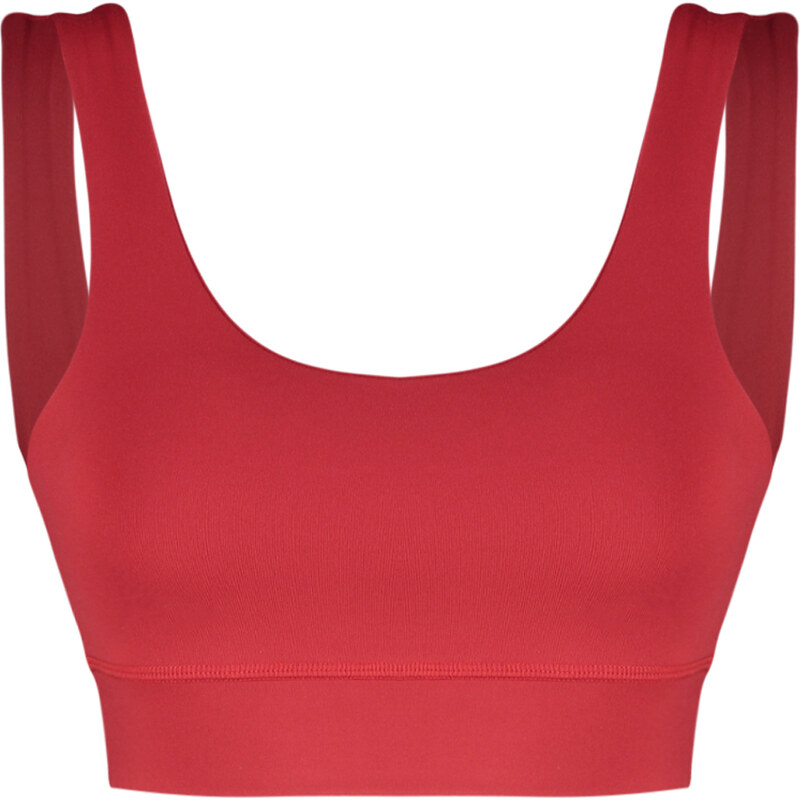 Trendyol Red Brushed Soft Fabric Support/Shaping Print Knitted Sports Bra