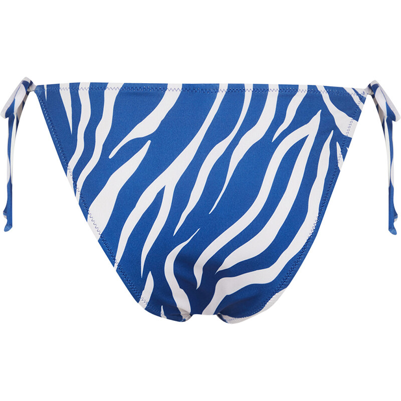 Trendyol Animal Patterned Regular Bikini Bottom with Accessories