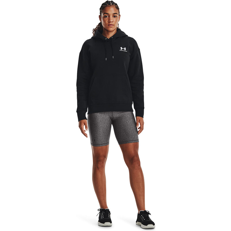 Mikina Under Armour Essential Fleece Hoodie Black XS