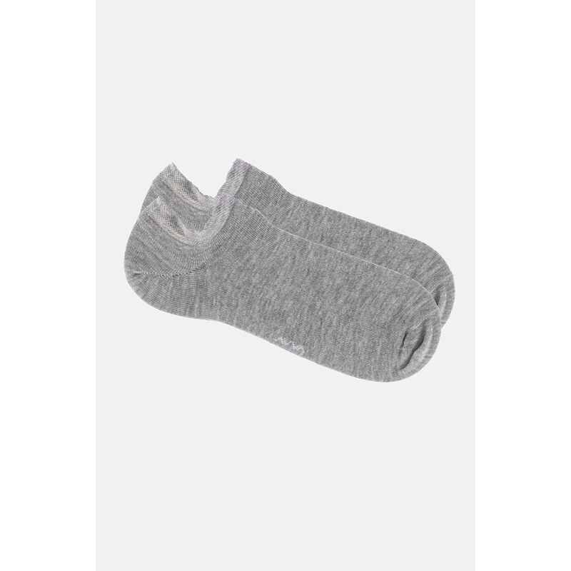 Avva Men's Gray Sneaker Socks