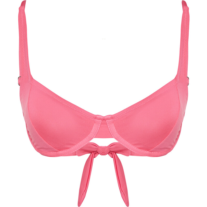 Trendyol Fuchsia Balconette Bikini Top