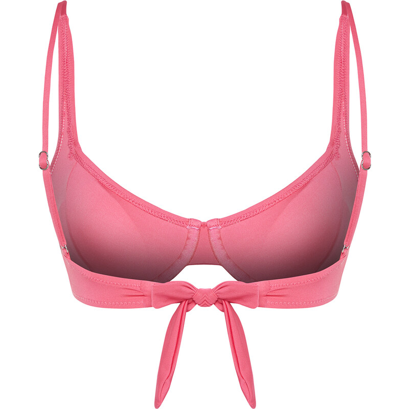 Trendyol Fuchsia Balconette Bikini Top