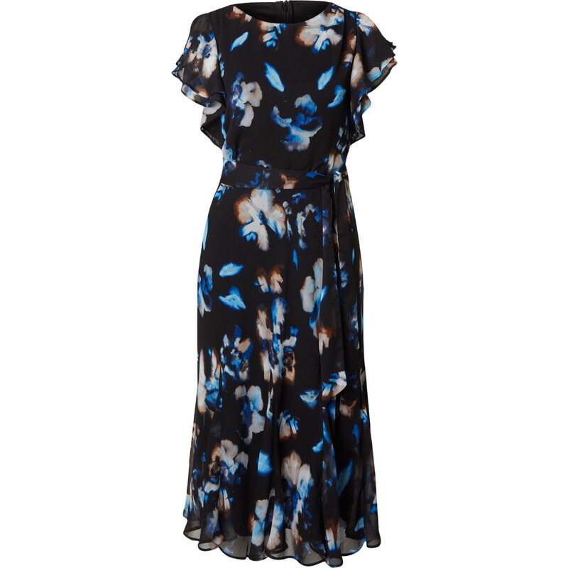 DKNY Šaty starobéžová / azurová / hnědá / černá 109079780