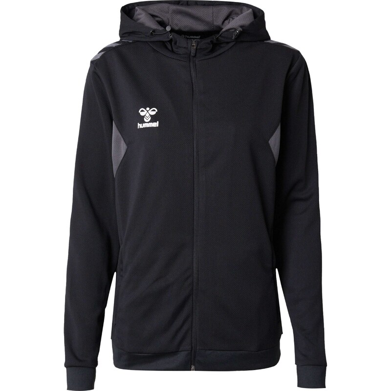 Hummel Sportovní mikina AUTHENTIC šedá / bílá