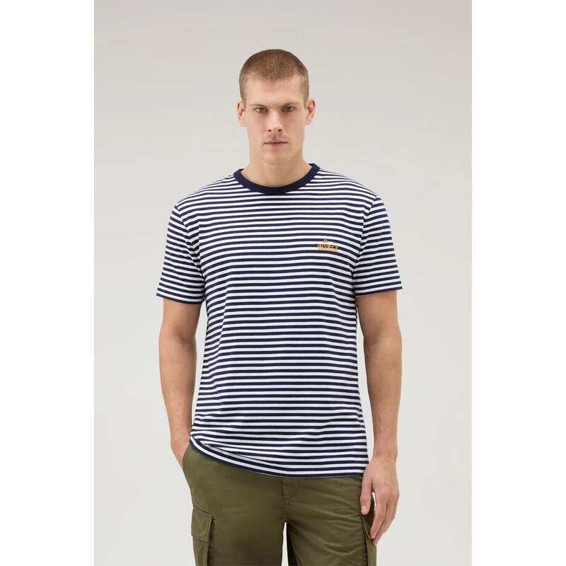 TRIČKO WOOLRICH STRIPED T-SHIRT