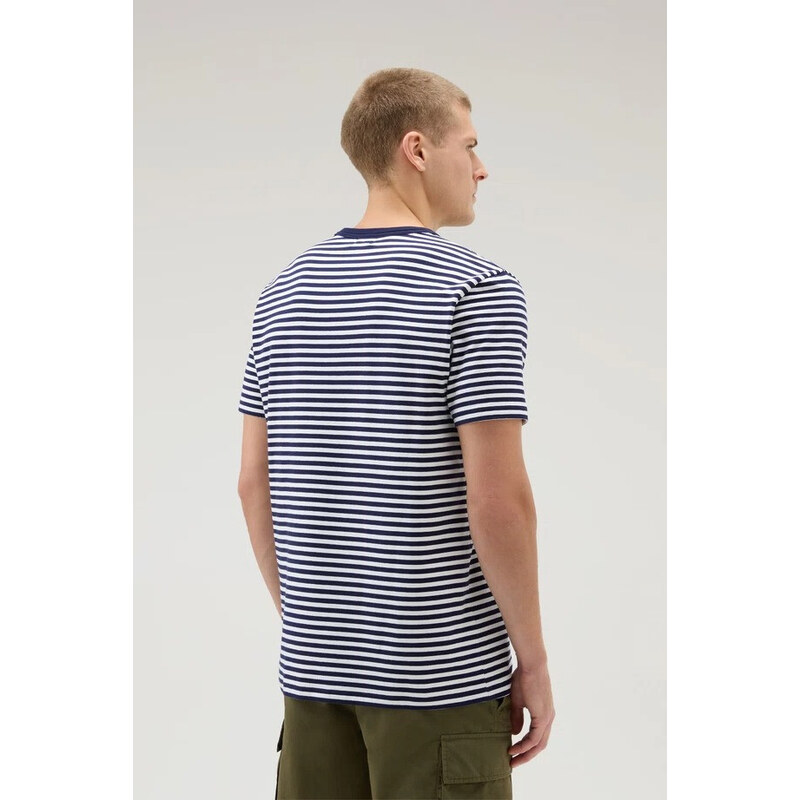 TRIČKO WOOLRICH STRIPED T-SHIRT