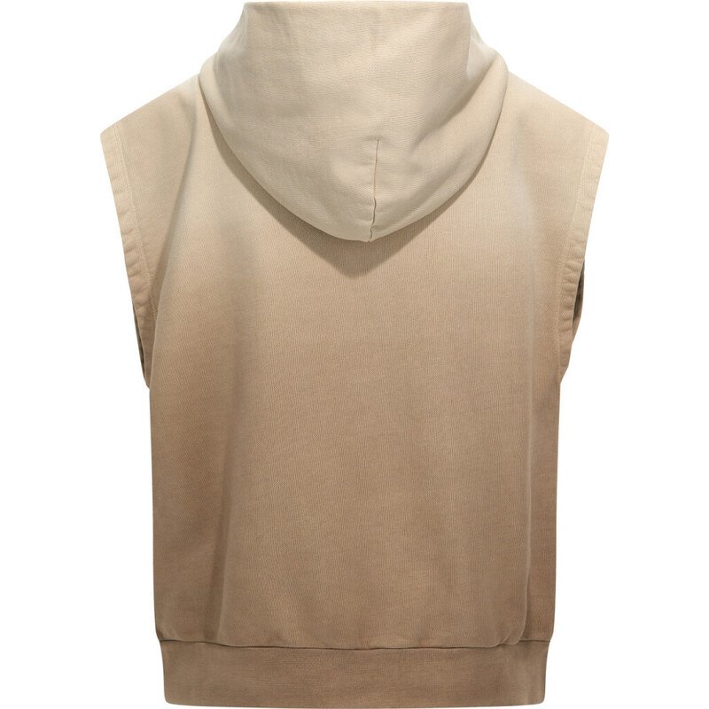 MIKINA WOOLRICH DIP DYE SLEEVELESS HOODIE