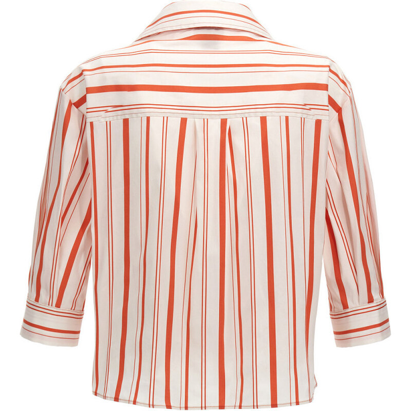 HALENKA WOOLRICH STRIPE POPLIN BLOUSE