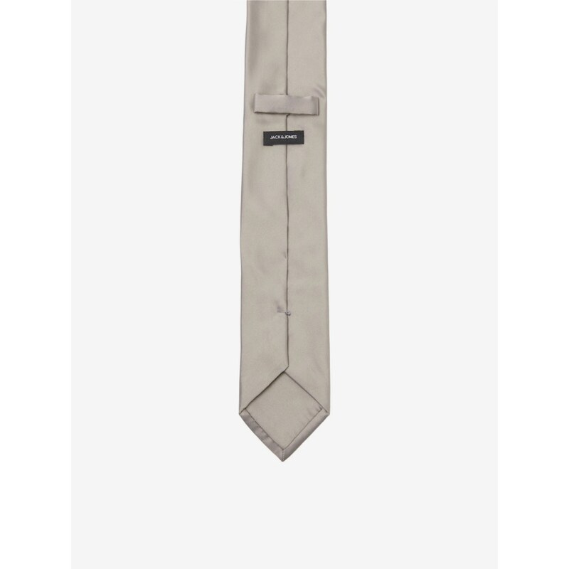 Béžová kravata Jack & Jones Solid - Pánské