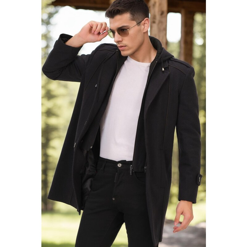 PLT8334 DEWBERRY MEN'S COAT-BLACK-NAVY-2