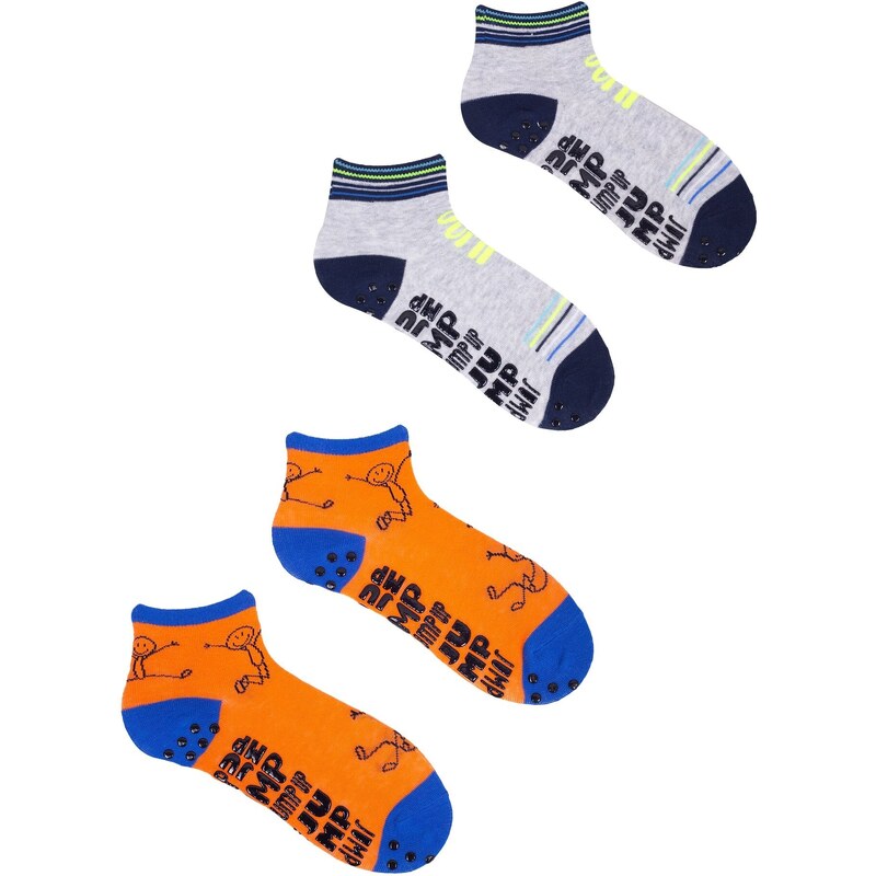 Yoclub Kids's Trampoline Socks 2-Pack SKS-0021C-AA0A-002