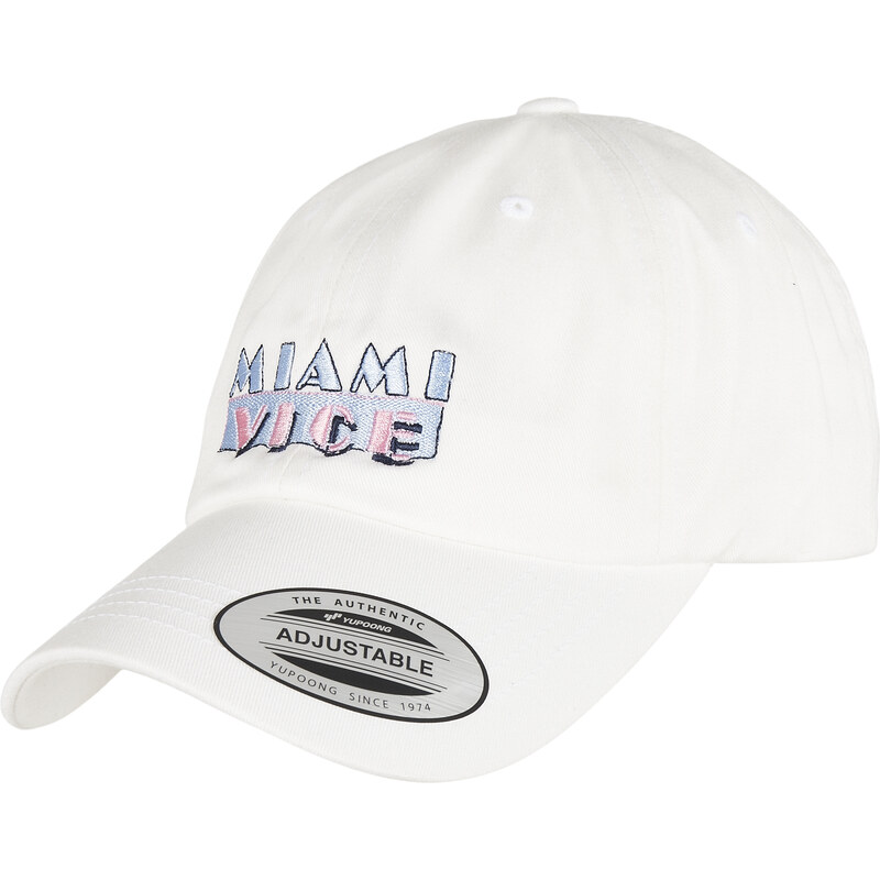 Merchcode Accessoires Miami Vice Logo Dad Cap bílá