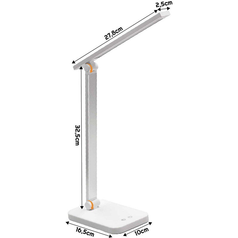 BERGE Stolní LED lampa 5W WILNO bílá