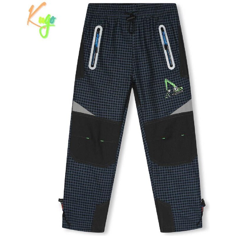Dětské outdoorové kalhoty Kugo G9650, tmavě modré, vel. 98