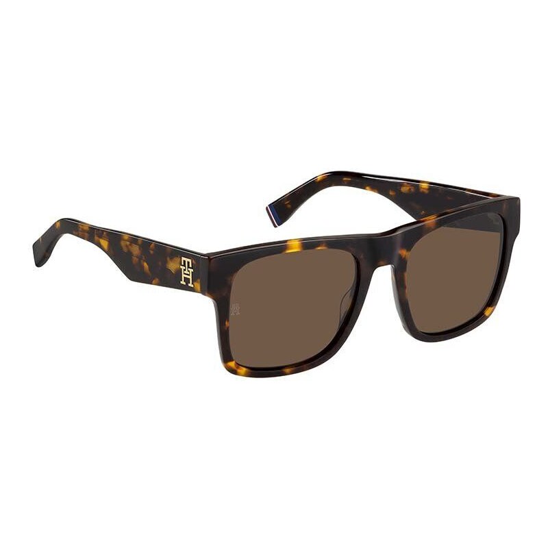 Sluneční brýle Tommy Hilfiger dámské, hnědá barva, TH 2118/S