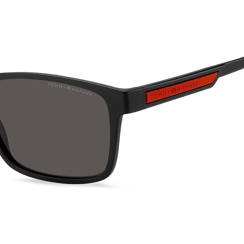 Sluneční brýle Tommy Hilfiger pánské, šedá barva, TH 2089/S