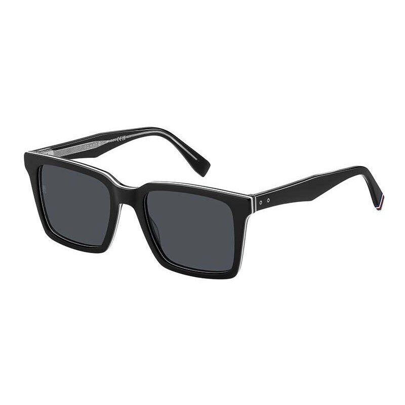 Sluneční brýle Tommy Hilfiger pánské, černá barva, TH 2067/S