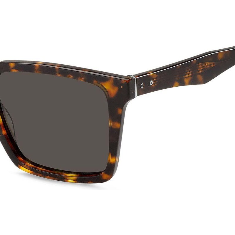 Sluneční brýle Tommy Hilfiger pánské, hnědá barva, TH 2067/S