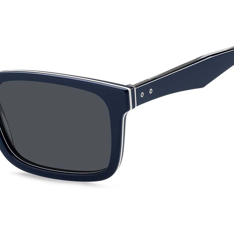 Sluneční brýle Tommy Hilfiger pánské, tmavomodrá barva, TH 2068/S
