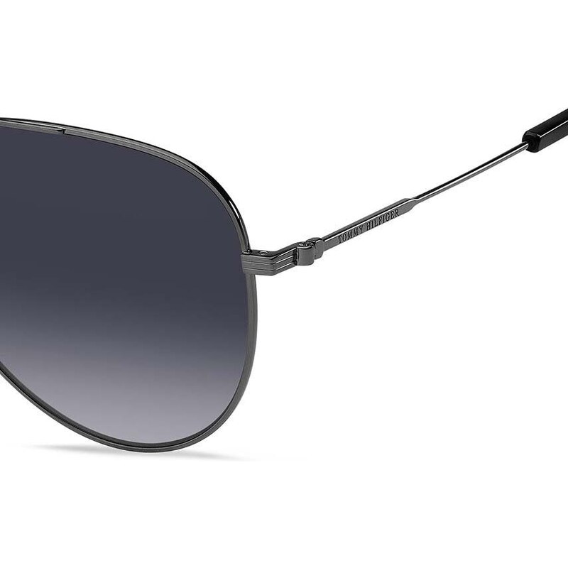 Sluneční brýle Tommy Hilfiger pánské, šedá barva, TH 2111/G/S