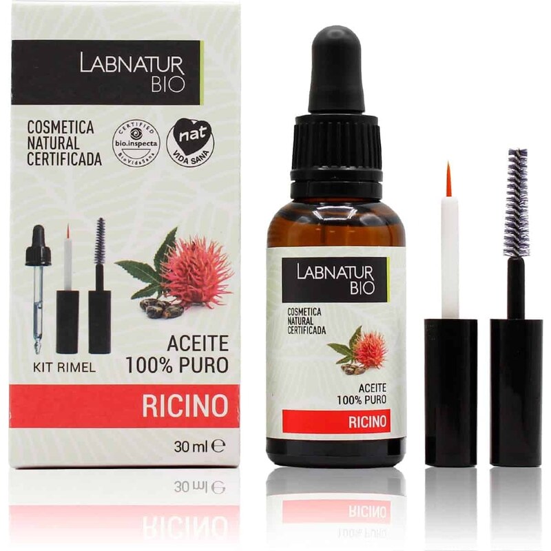 Ricinový olej + řasenka sada 30ml Labnatur Bio