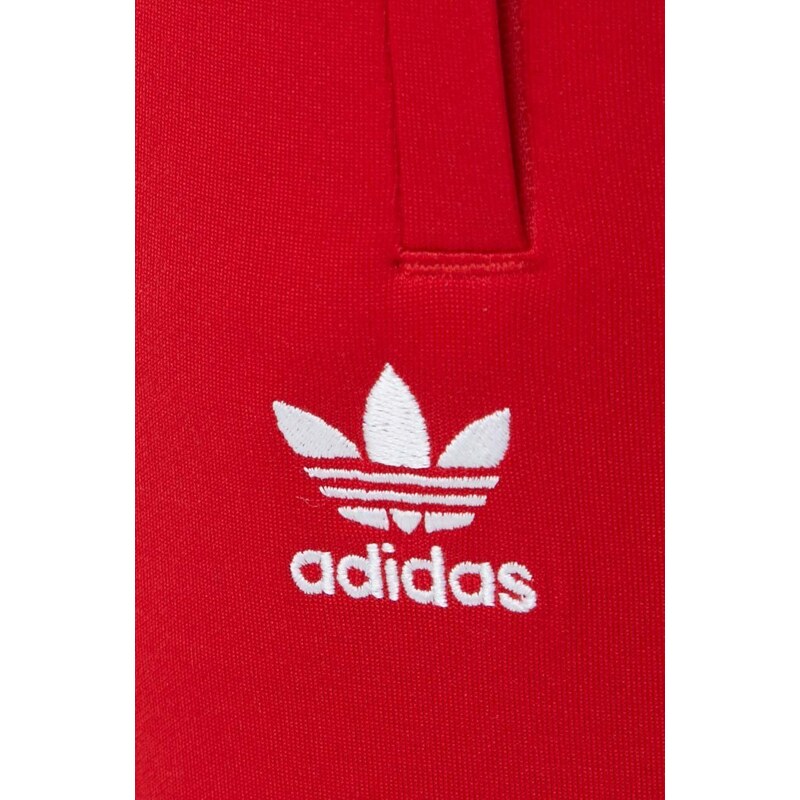 Tepláky adidas Originals SST Classic TP červená barva, s aplikací, IK6603