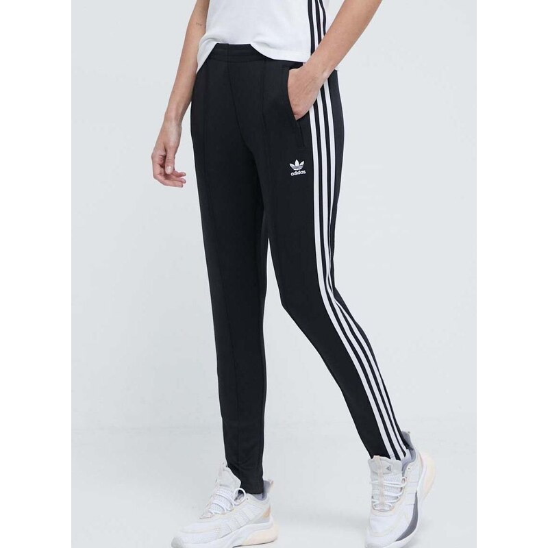 Tepláky adidas Originals SST Classic TP černá barva, s aplikací, IK6600