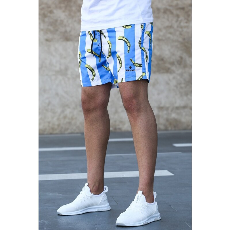 Madmext Beach Banana Blue Shorts 2376-2376